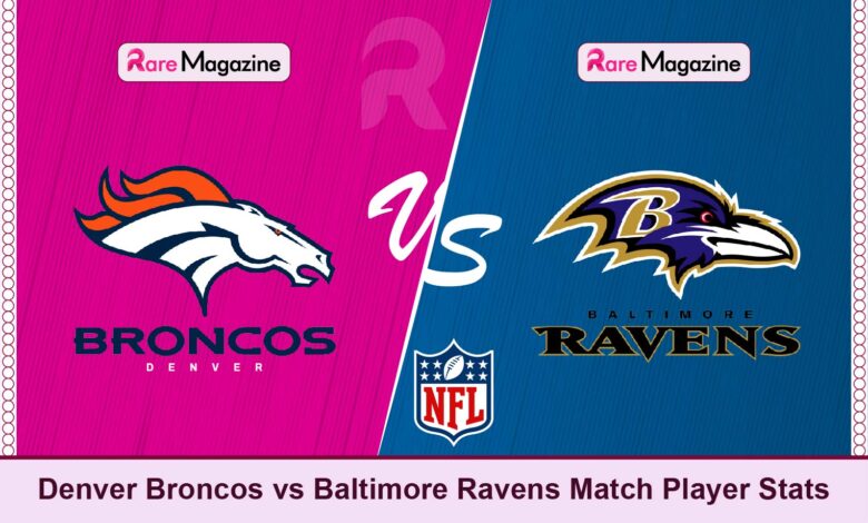 Denver Broncos vs. Baltimore Ravens Match Player Stats