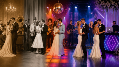 THE EVOLUTION OF WEDDING MUSIC TRENDS OVER THE DECADES