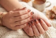 Fall Ombré Nails